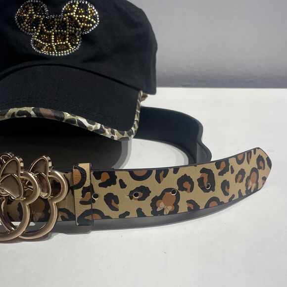 Leopard Animal kingdom Disney Parks Cap and Belt Set - Picture 3 of 12